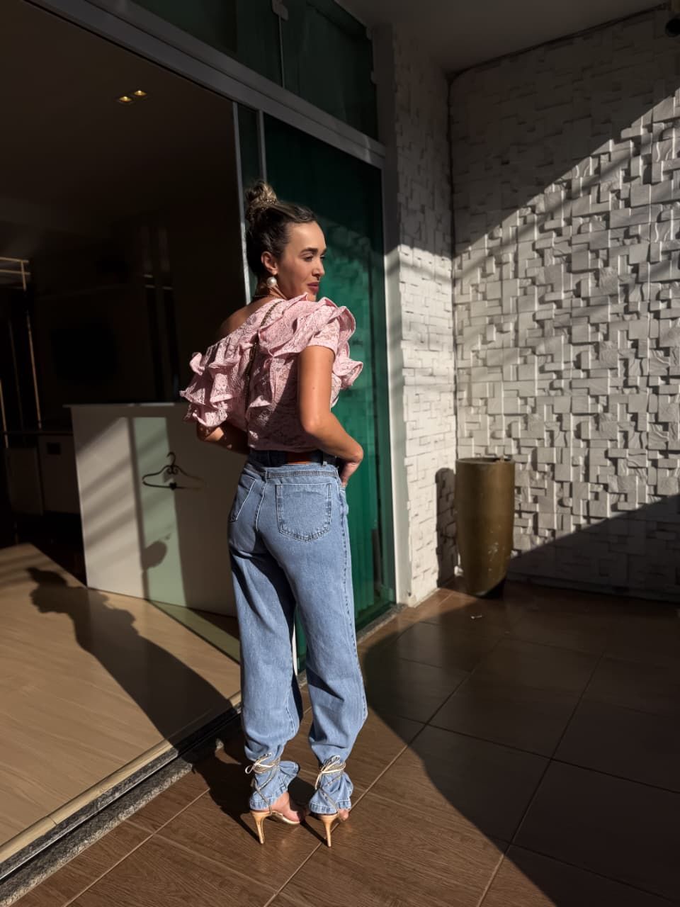 Calça Wide Jeans Jessica Calça Wide Jeans Jessica
