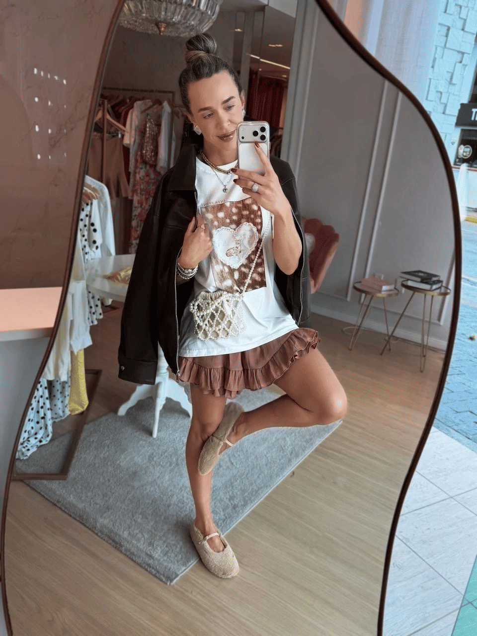 Camiseta Bambi Deer Print Camiseta Bambi Deer Print