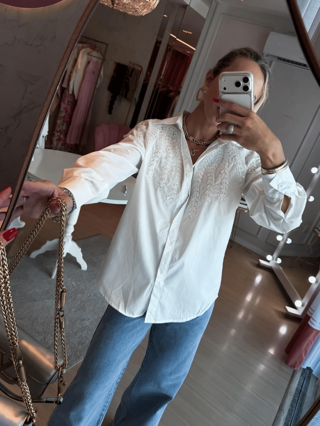 Camisa Bordada Aline