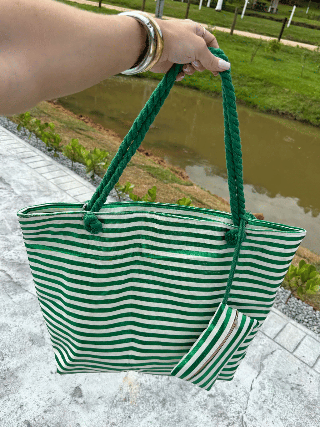 Bolsa De Praia Listras Bolsa De Praia Listras