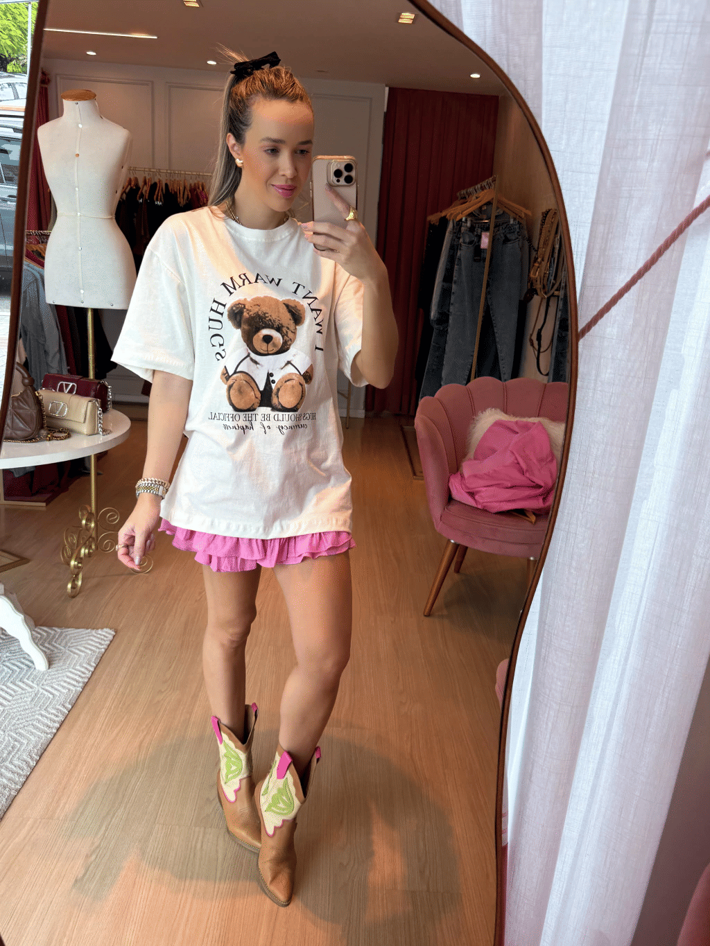 Camisetão Urso I Want Camisetão Urso I Want