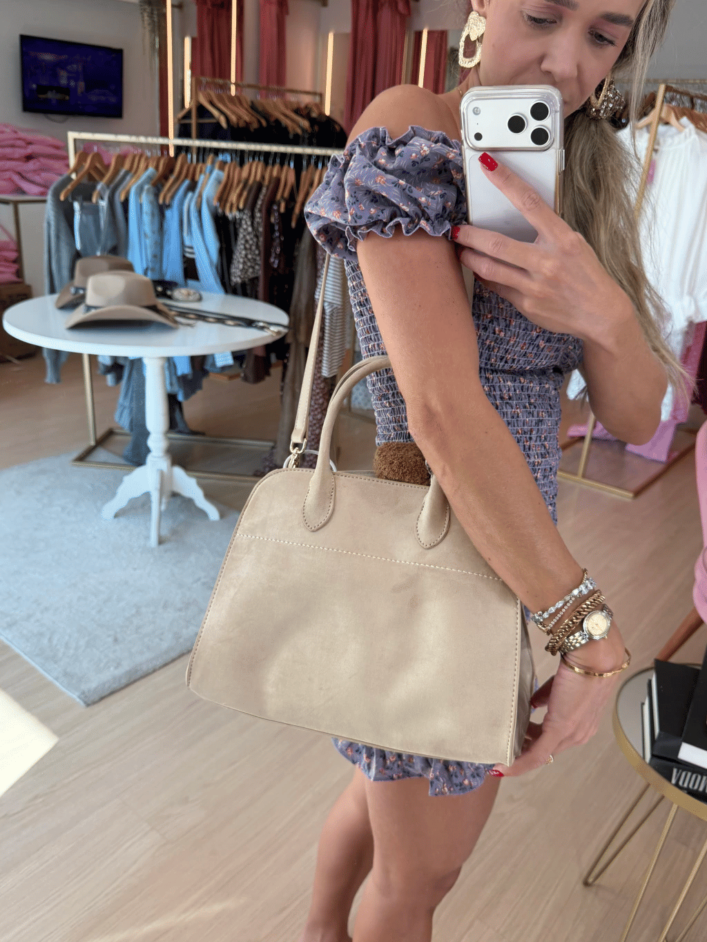 Bolsa Suede Natacha Bolsa Suede Natacha