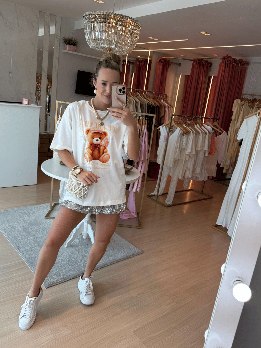 Camiseta Urso Ice Creamis Camiseta Urso Ice Creamis