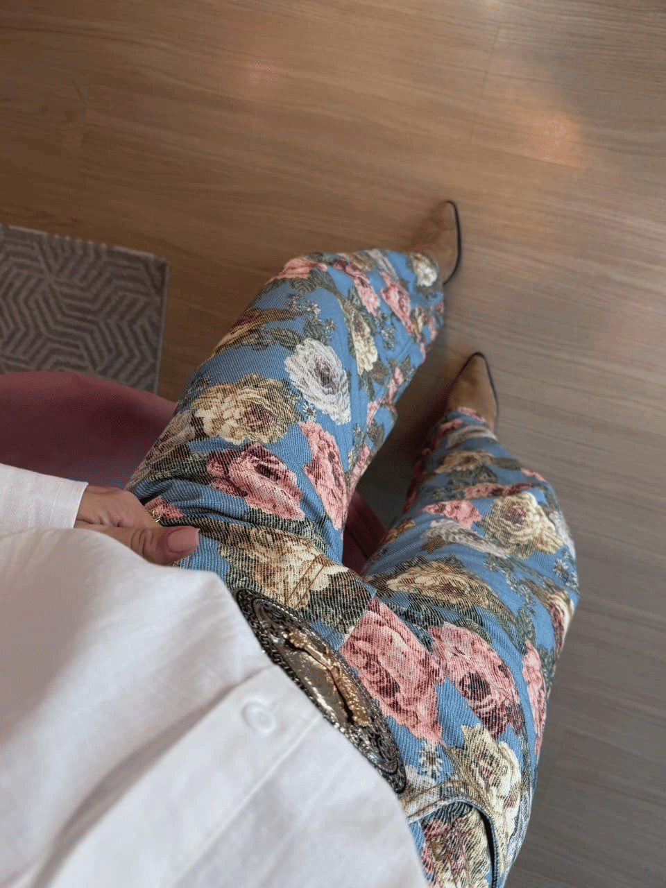 Calça Vintage Rose Calça Vintage Rose