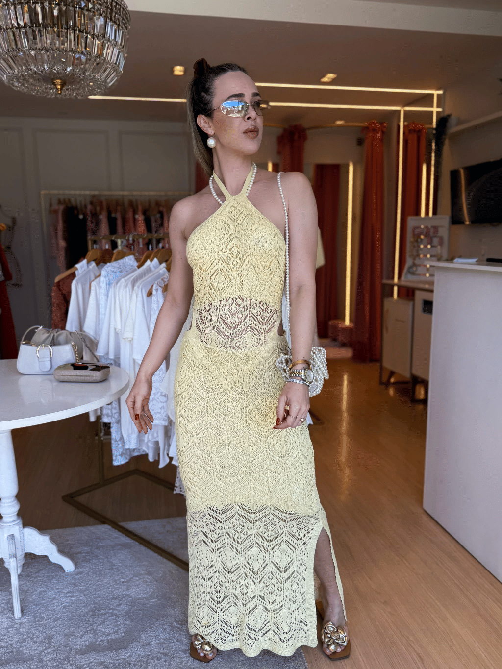 Vestido Capri Trico Vestido Capri Trico