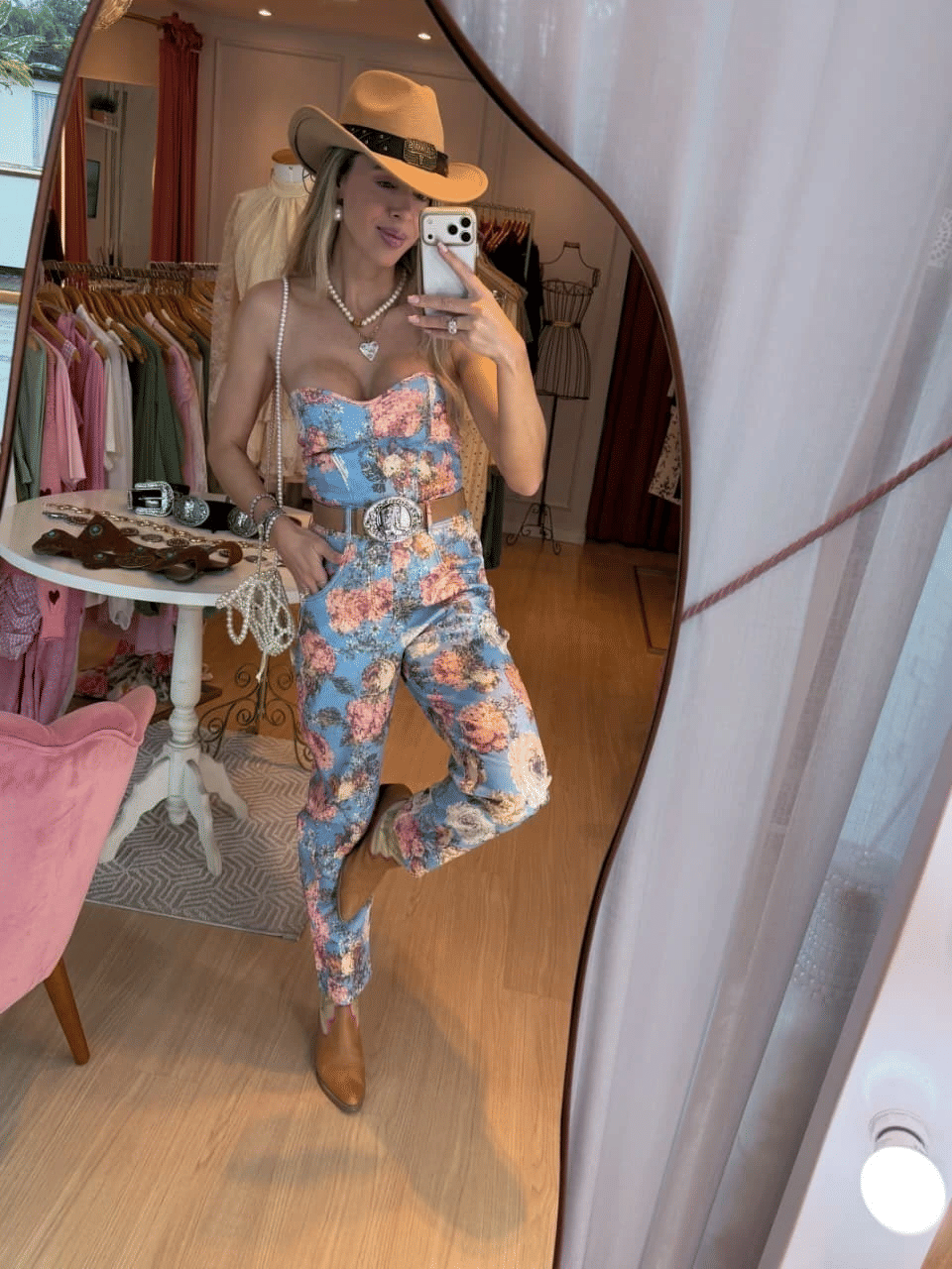 Conjunto Vintage Flores Conjunto Vintage Flores