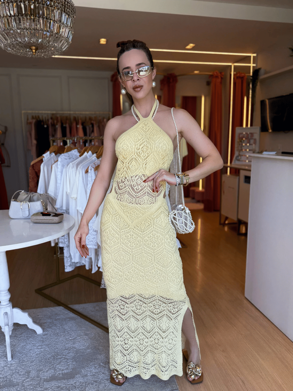 Vestido Capri Trico Vestido Capri Trico