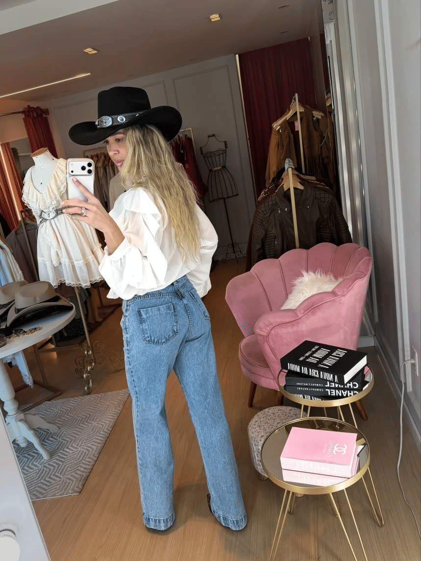 Calça Wide Leg Fabricia Calça Wide Leg Fabricia