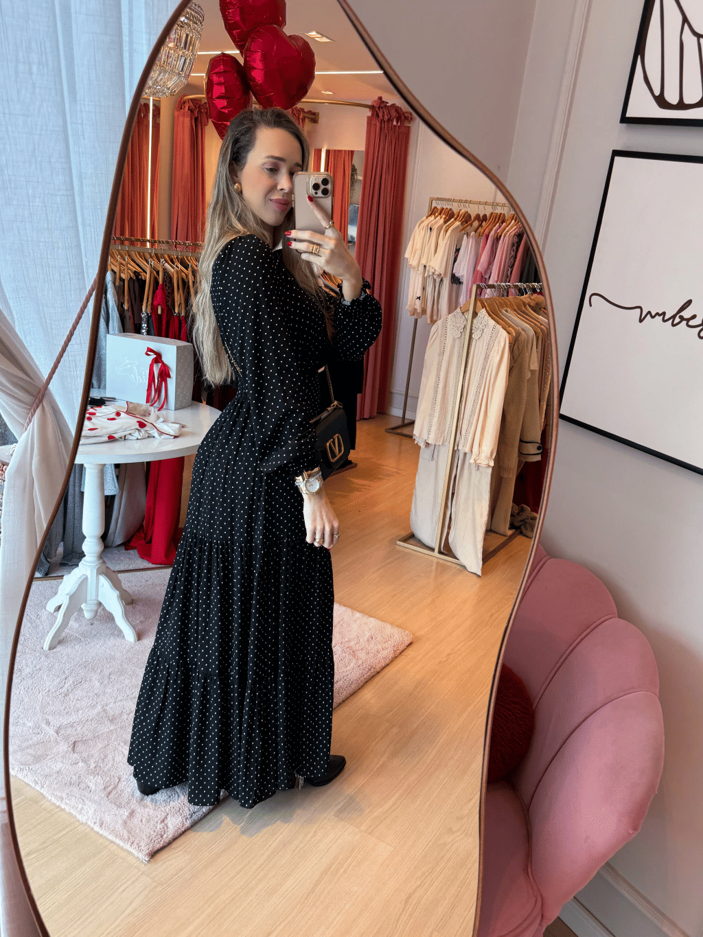 Vestido Longo Poa Vestido Longo Poa