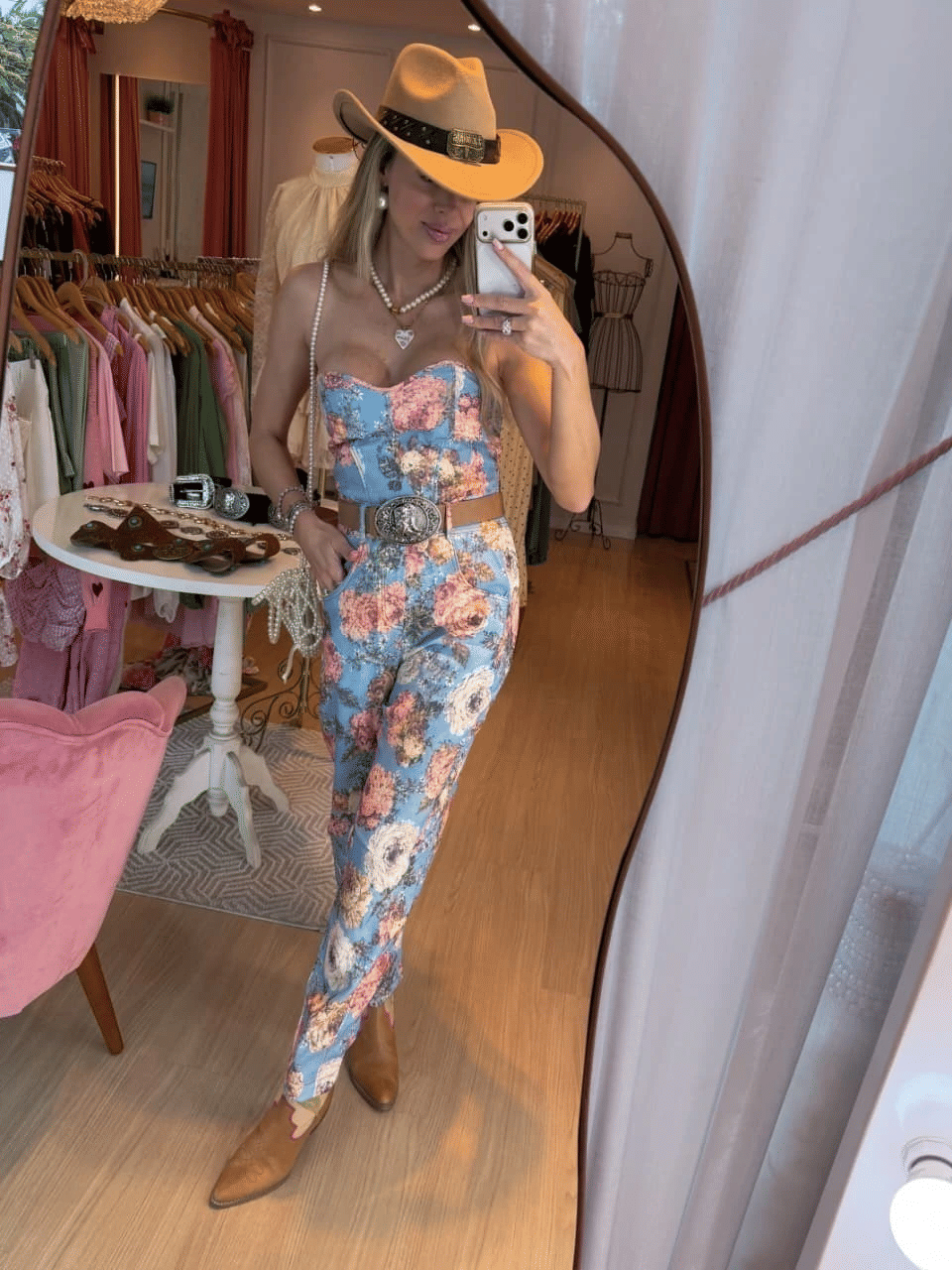 Conjunto Vintage Flores Conjunto Vintage Flores