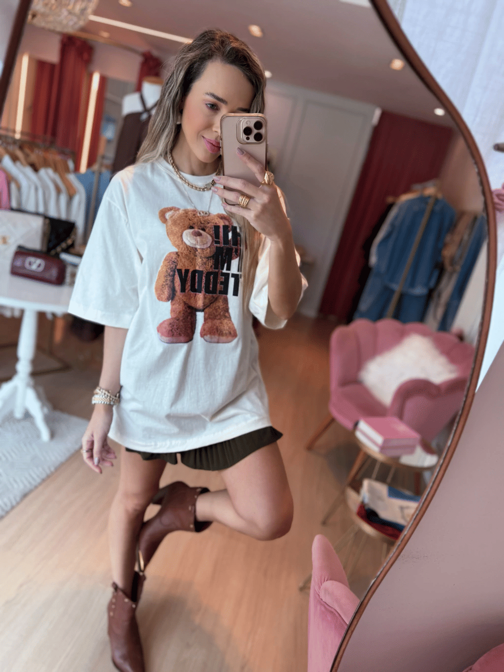 Camisetão Urso Hi Camisetão Urso Hi