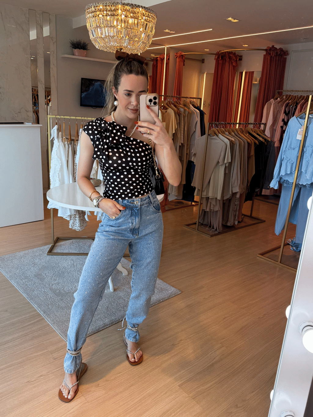 Blusa Poá Transpassada Blusa Poá Transpassada
