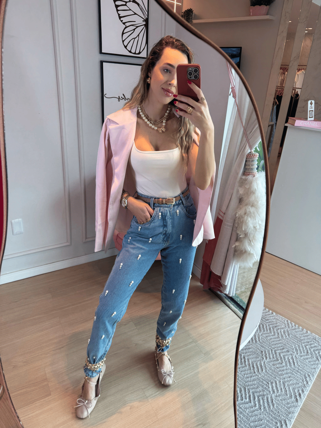 Calça Mon Pérolas Calça Mon Pérolas