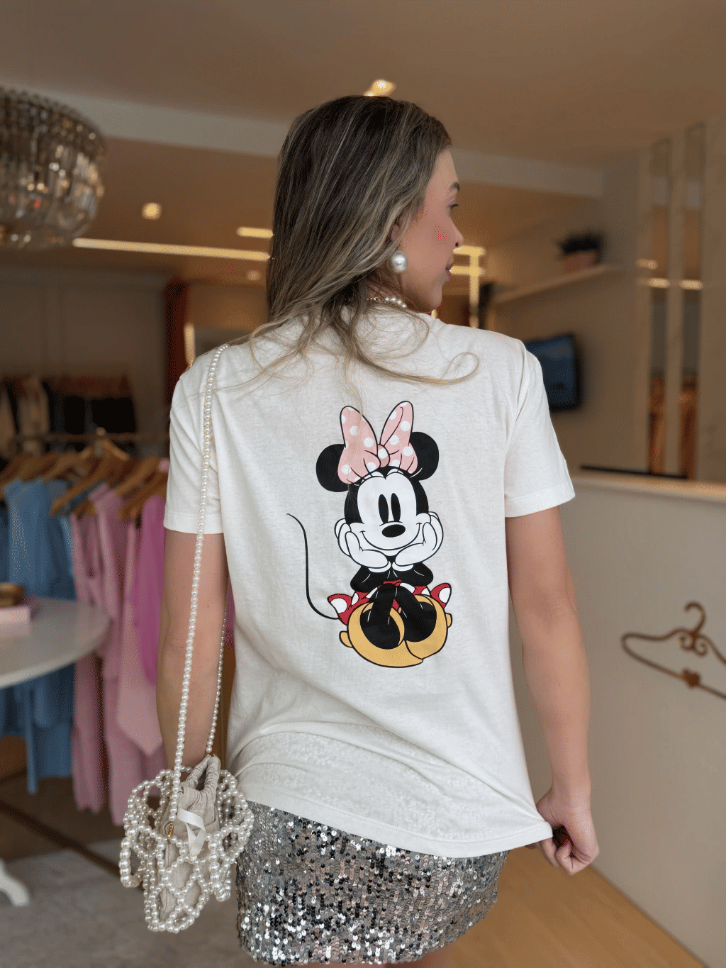 Camiseta Ops Minnie Camiseta Ops Minnie