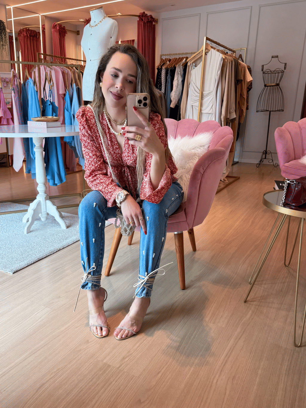 Calça Mon Pérolas Calça Mon Pérolas