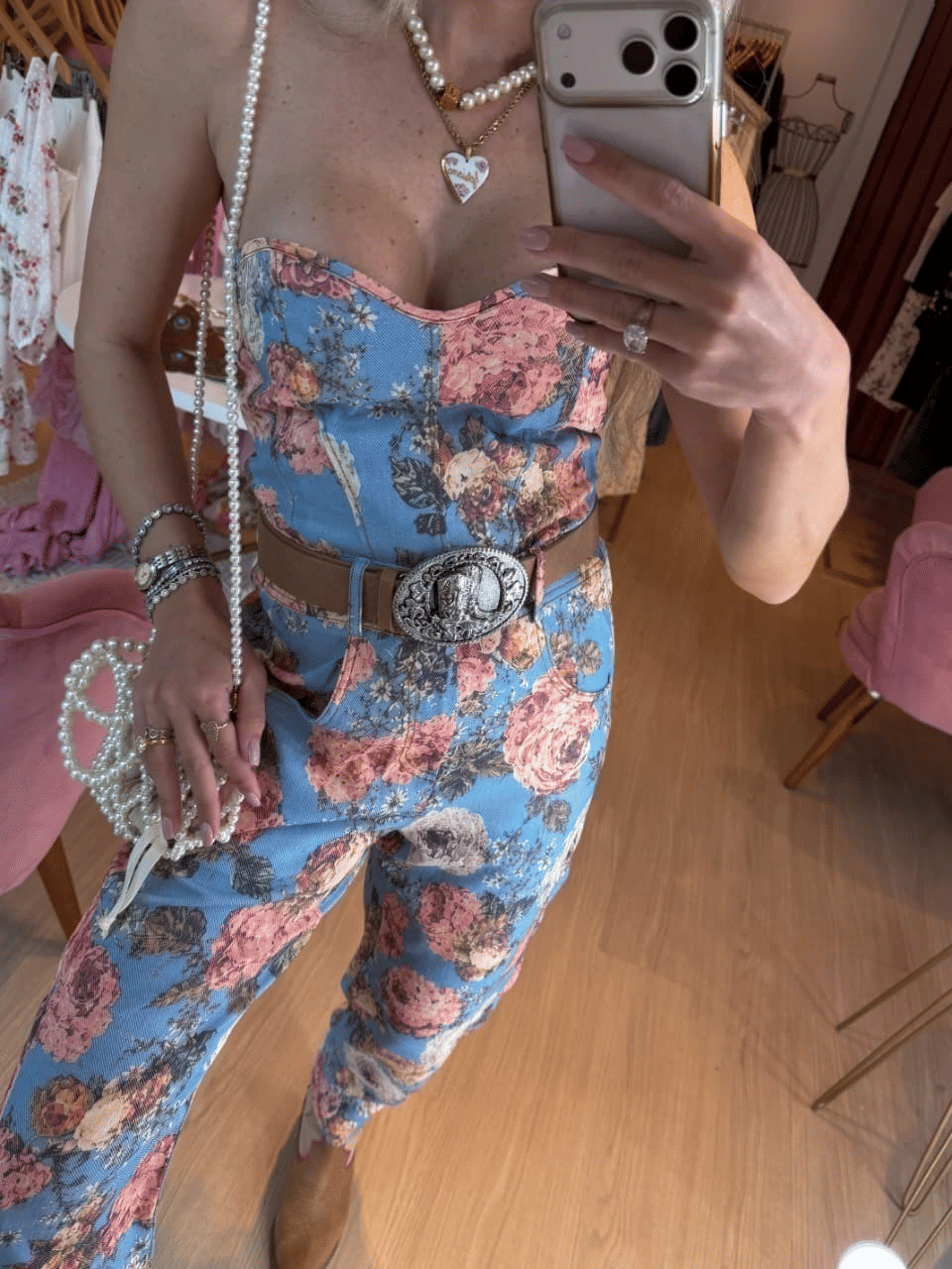 Conjunto Vintage Flores Conjunto Vintage Flores