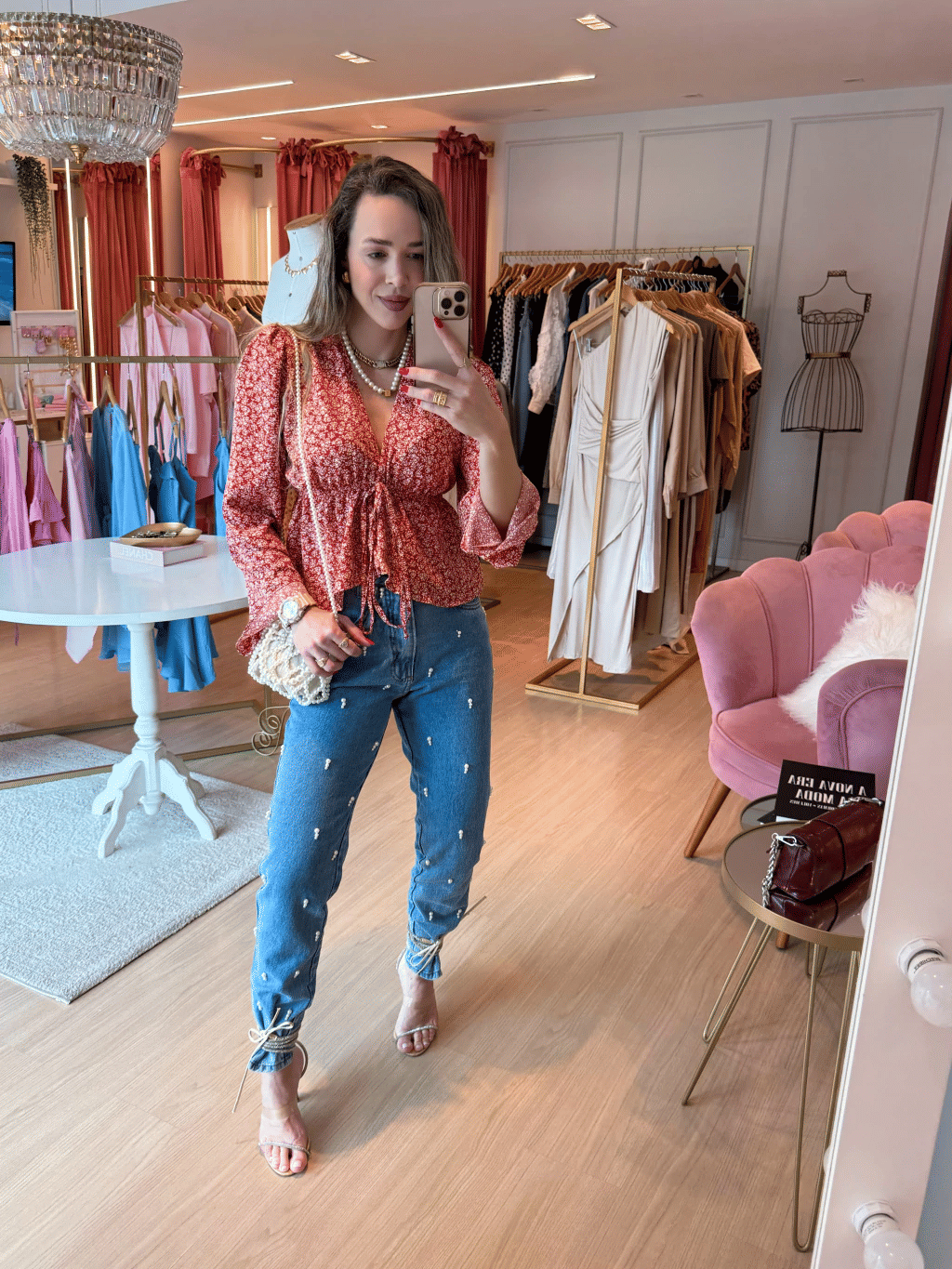 Calça Mon Pérolas Calça Mon Pérolas