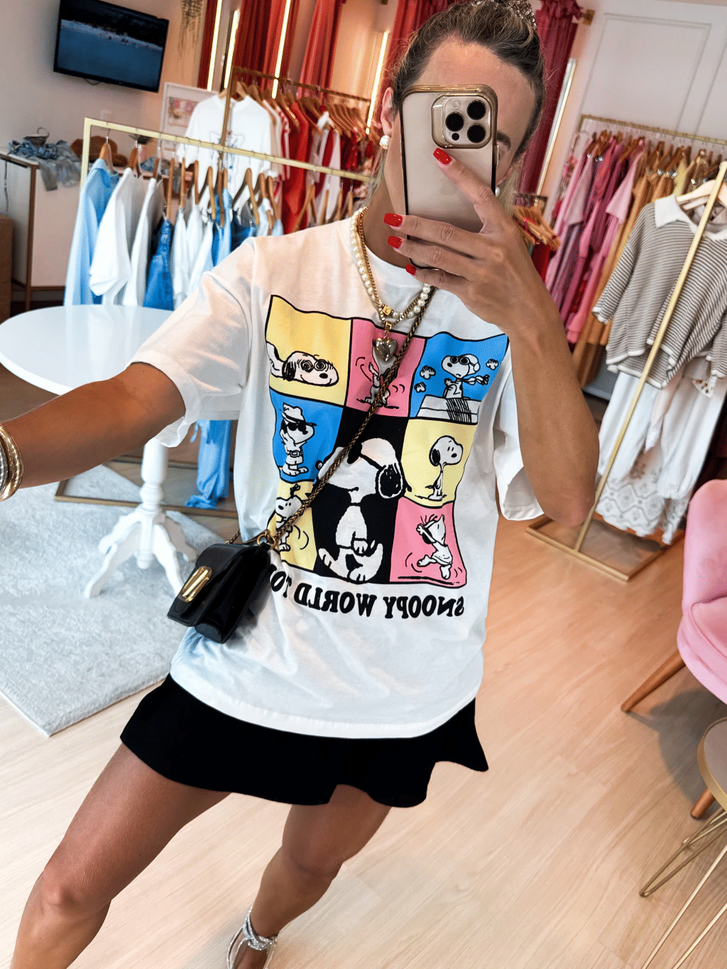 Camiseta Snoopy World Camiseta Snoopy World