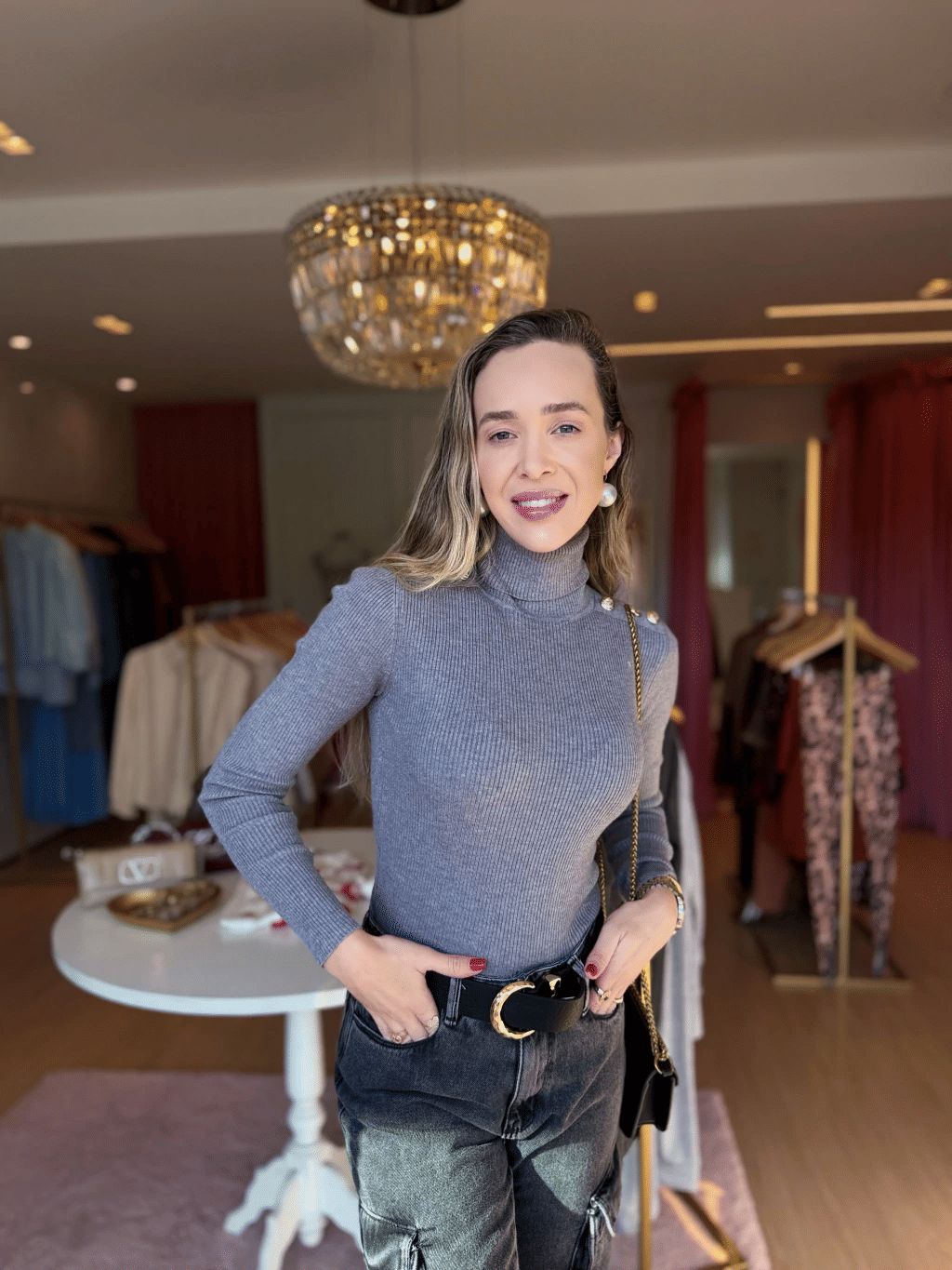 Blusa Modal Botões No Ombro Blusa Modal Botões No Ombro