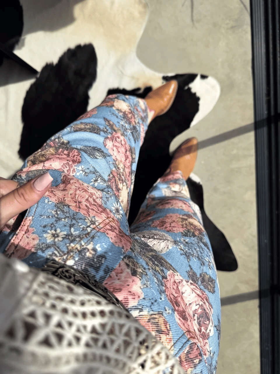 Calça Vintage Rose Calça Vintage Rose