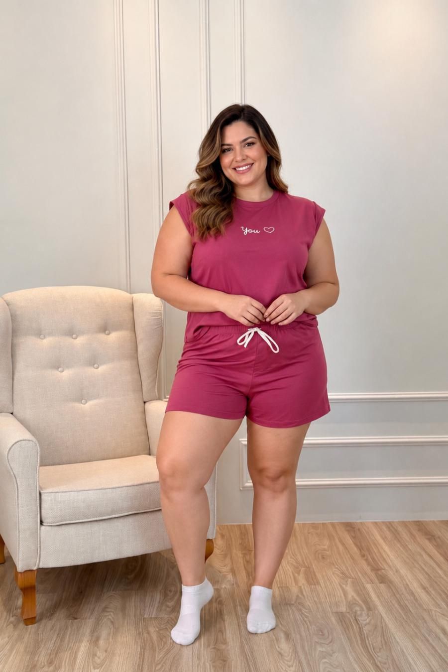 Pijama Viscolycra You Plus Size