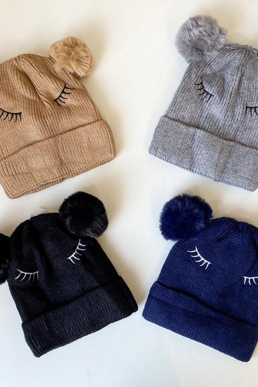 Touca Gorro Tricot Forrado Adulto e Infantil