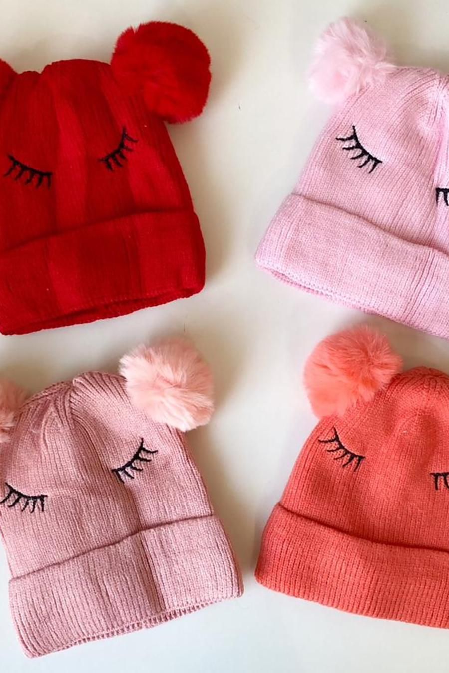 Touca Gorro Tricot Forrado Adulto e Infantil
