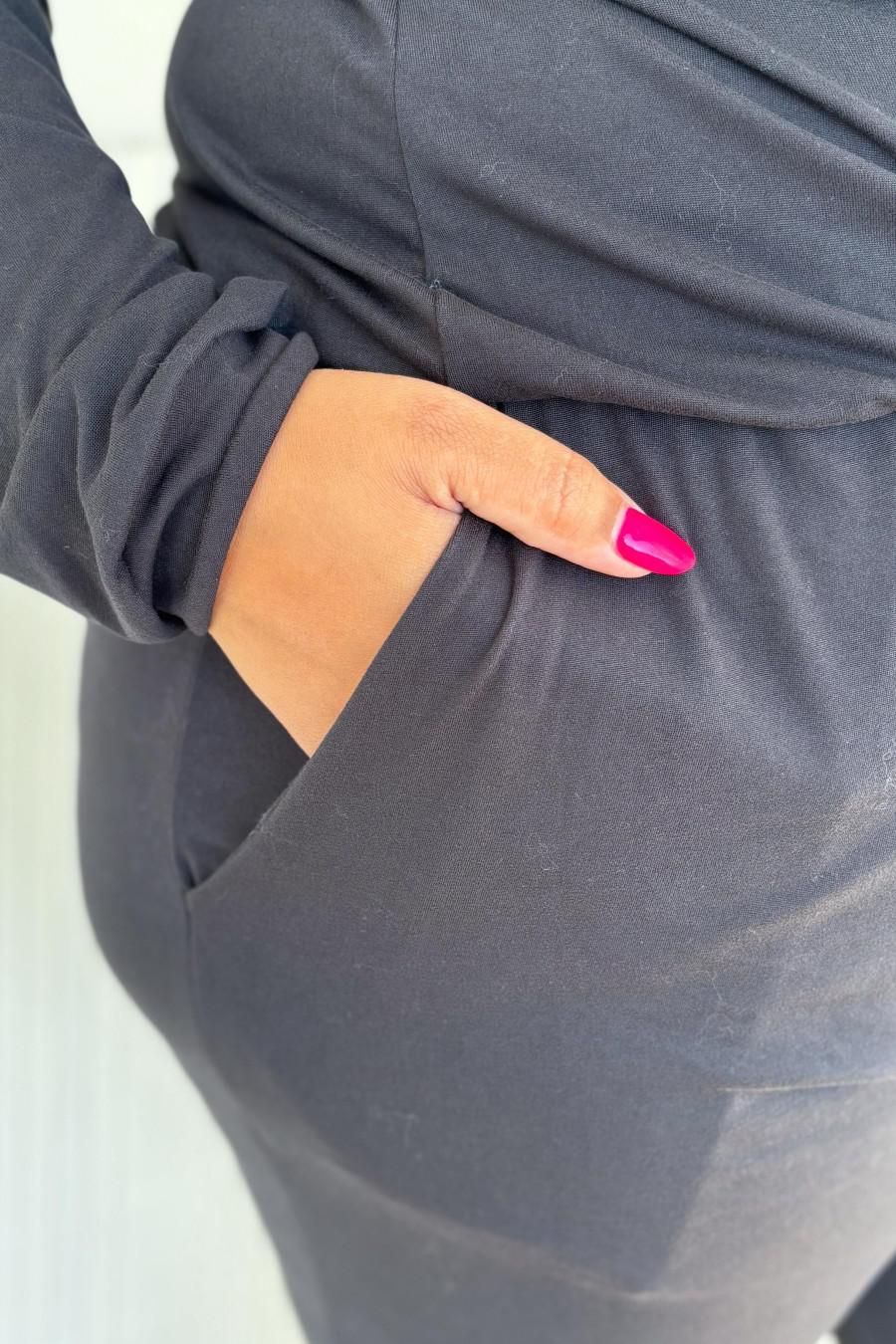 Conjunto Suede Inverno Plus Size