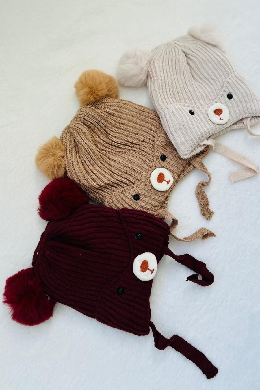 Touca Gorro Tricot Forrado Adulto e Infantil