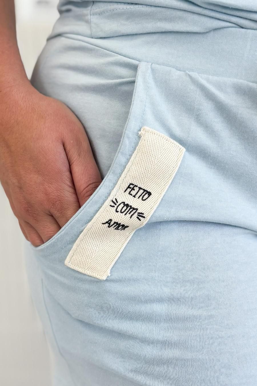 Pijama Feminino Plus Size em Algodão Detalhe Coração 