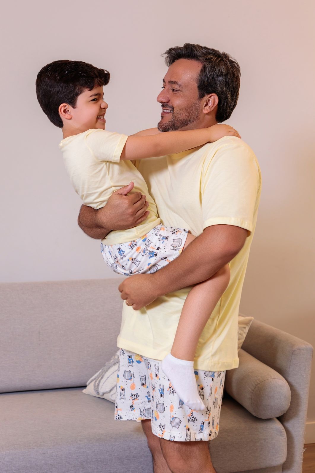Pijama Infantil Unissex Algodão Estampa para Colorir