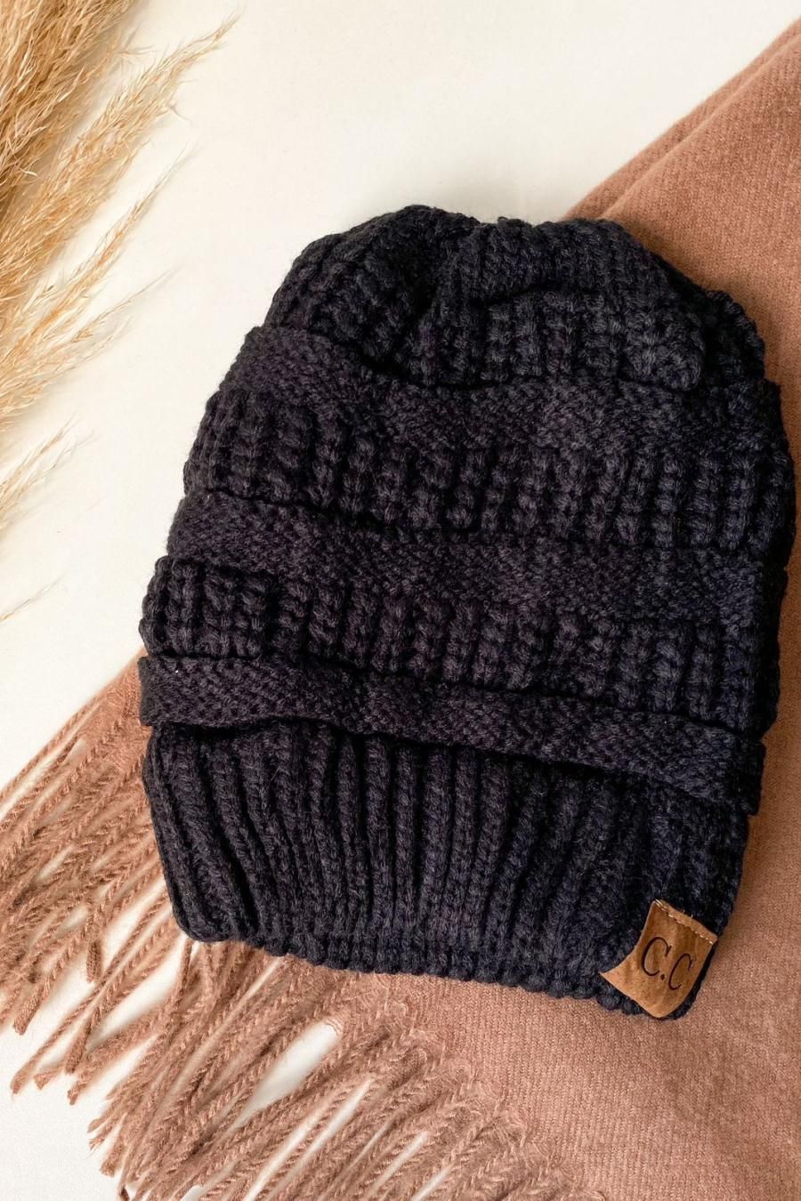 Touca Gorro Tricot Forrado Adulto e Infantil