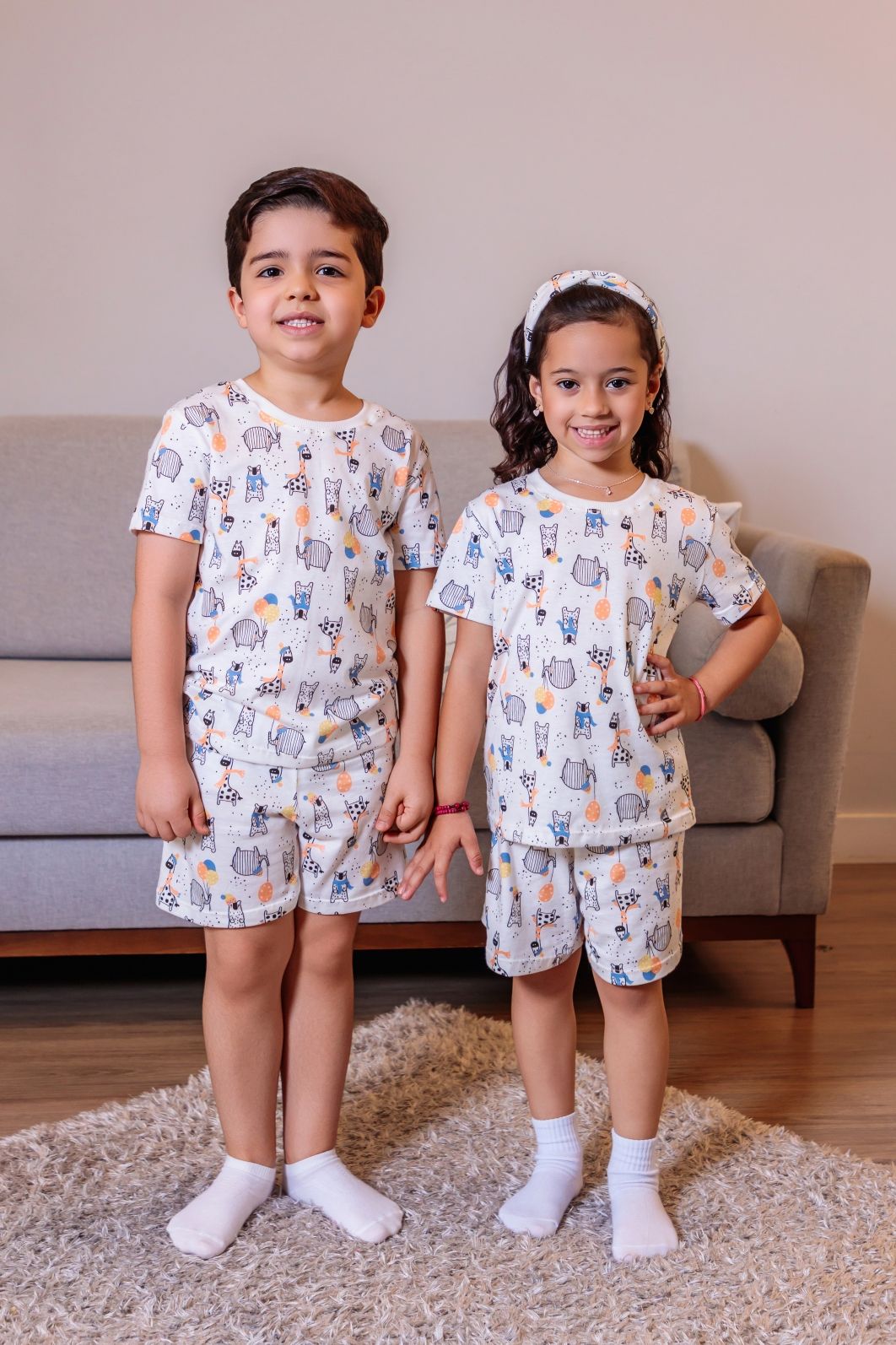 Pijama Infantil Unissex Estampa para Colorir Pijama Infantil Unissex Estampa para Colorir