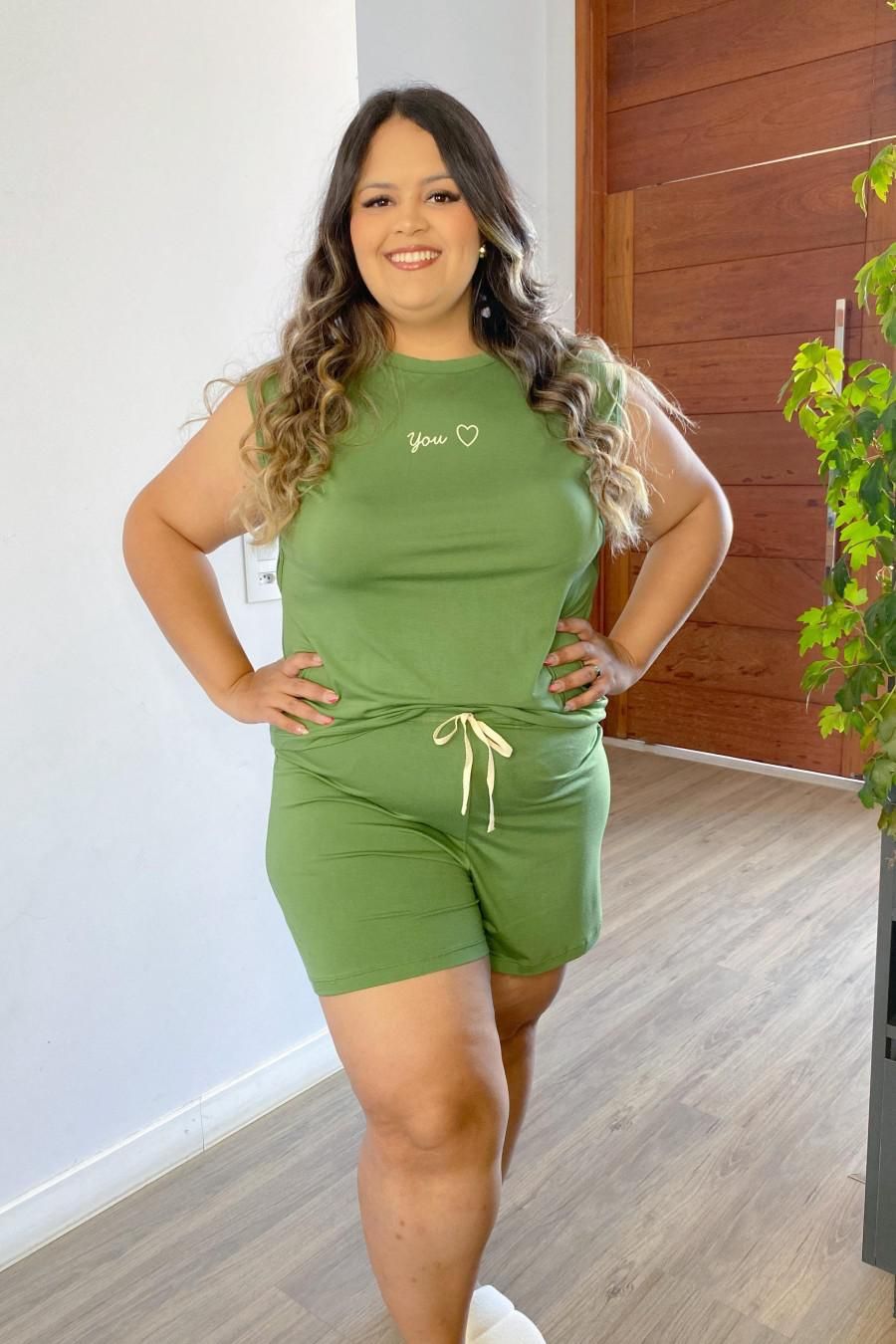 Pijama Viscolycra You Plus Size