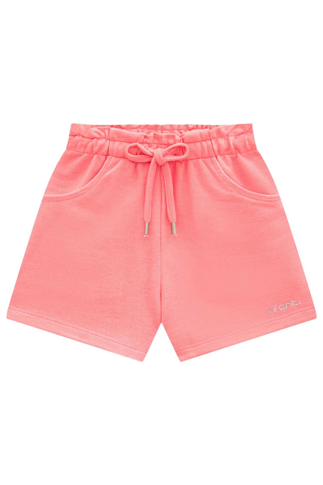 Shorts em moletom sem pelúcia 94376 Infanti Infantil Menina Shorts em moletom sem pelúcia 94376 Infanti Infantil Menina