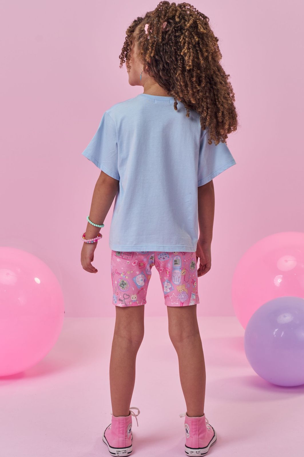 Camiseta em meia malha 98788 Kukiê Infantil Menina Camiseta em meia malha 98788 Kukiê Infantil Menina