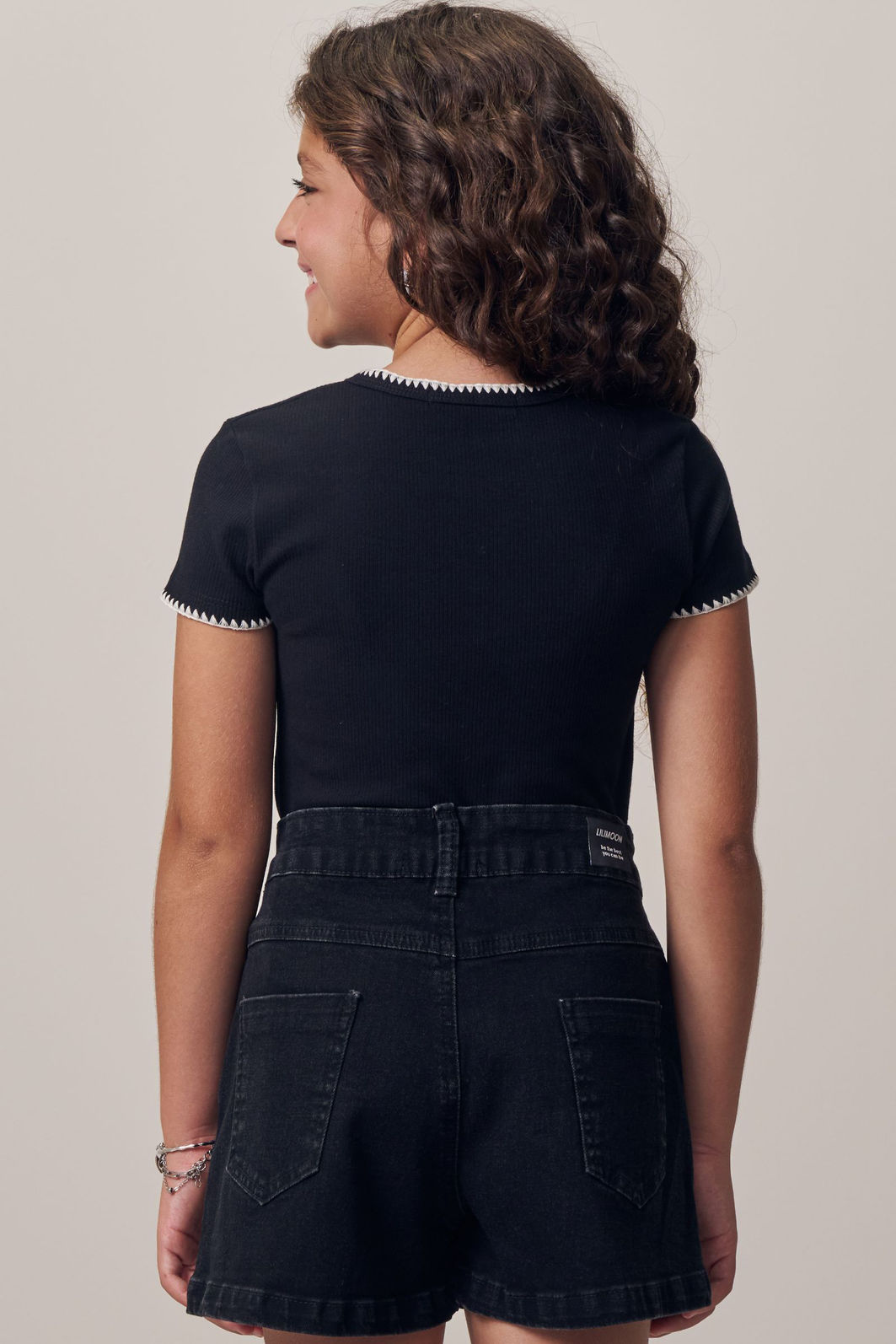 Blusa em canelado liz 97979 Lilimoon Teen Menina Blusa em canelado liz 97979 Lilimoon Teen Menina
