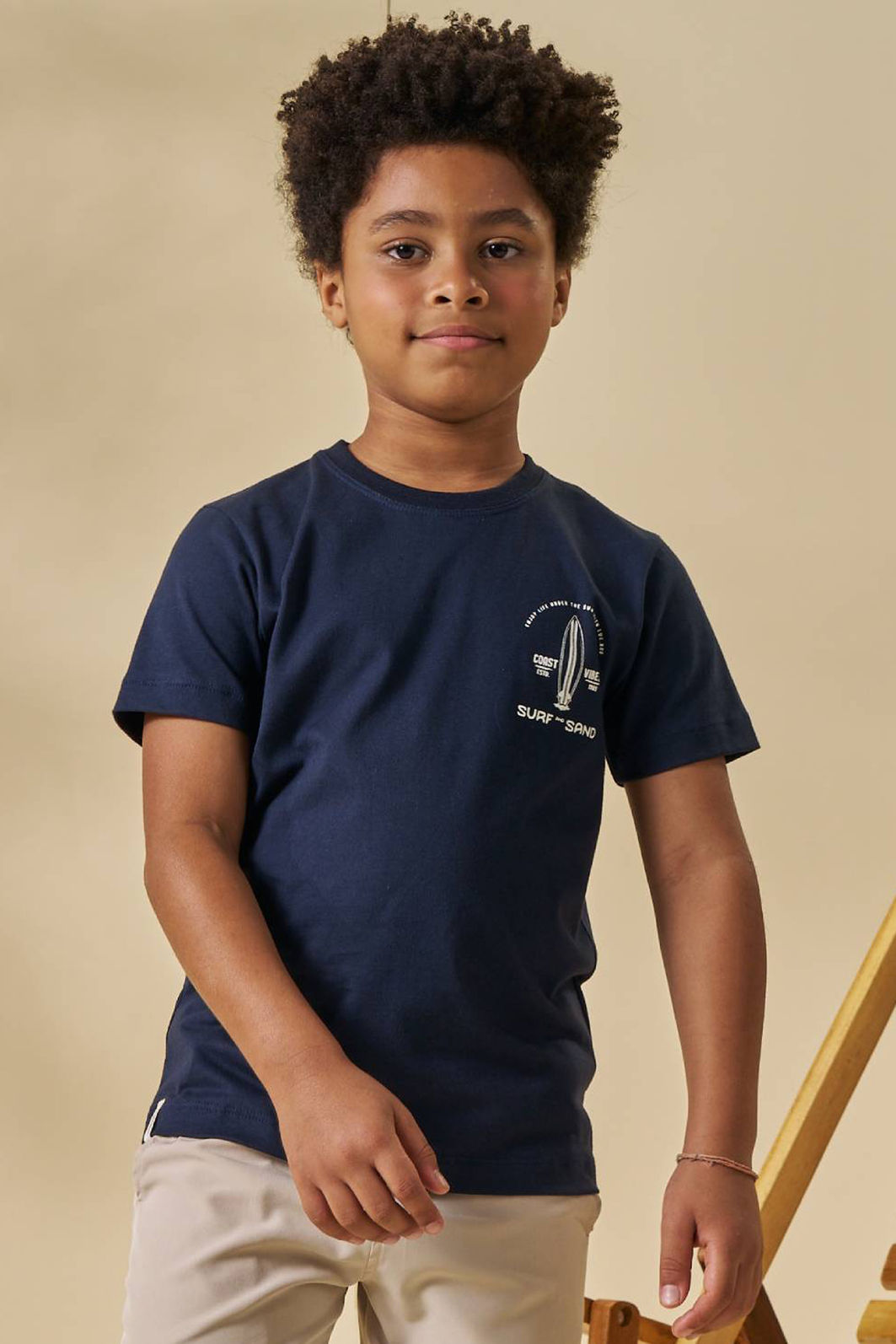 Camiseta em meia malha 95661 LucBoo Infantil Menino Camiseta em meia malha 95661 LucBoo Infantil Menino