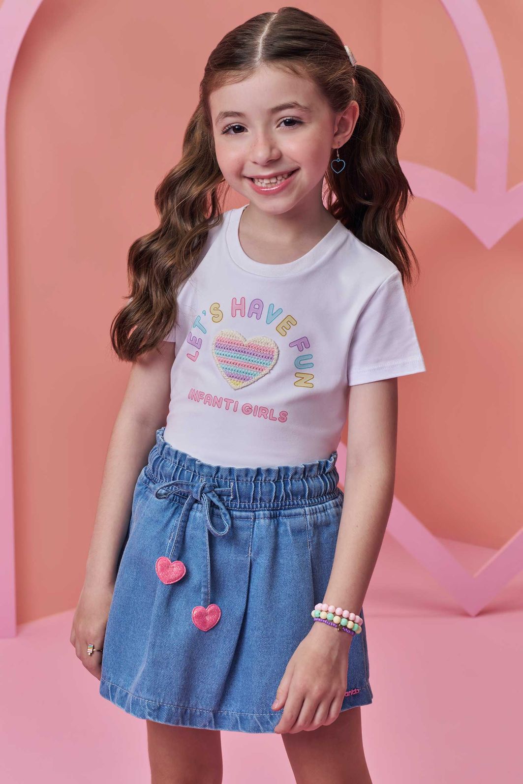 Blusa em meia malha 98318 Infanti Infantil Menina Blusa em meia malha 98318 Infanti Infantil Menina