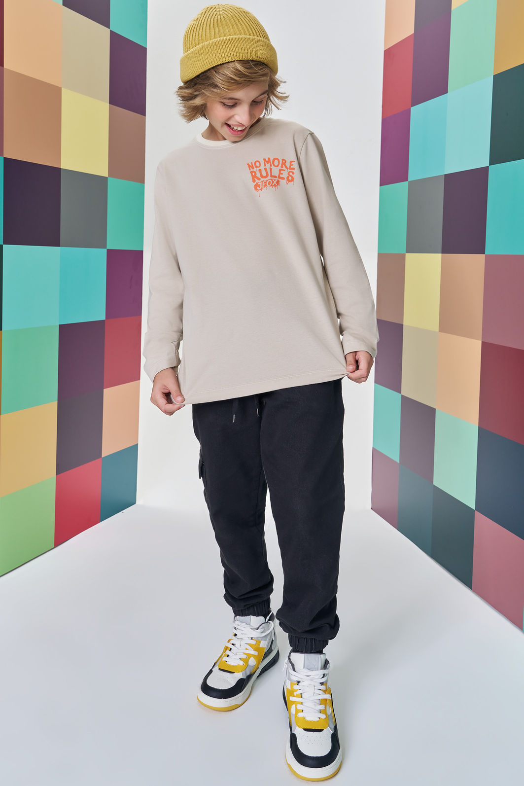 Camiseta em meia malha 89126 Johnny Fox Teen Menino Camiseta em meia malha 89126 Johnny Fox Teen Menino