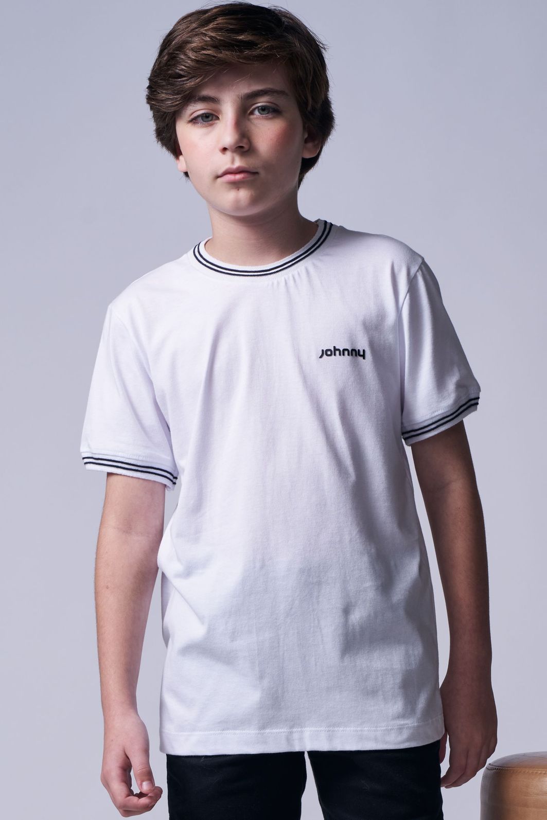 Camiseta em meia malha 96030 Johnny Fox Teen Menino Camiseta em meia malha 96030 Johnny Fox Teen Menino