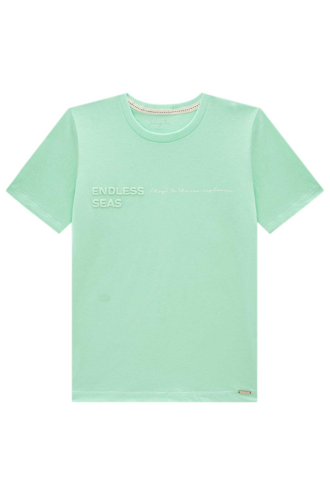 Camiseta em meia malha 98615 Johnny Fox Teen Menino Camiseta em meia malha 98615 Johnny Fox Teen Menino