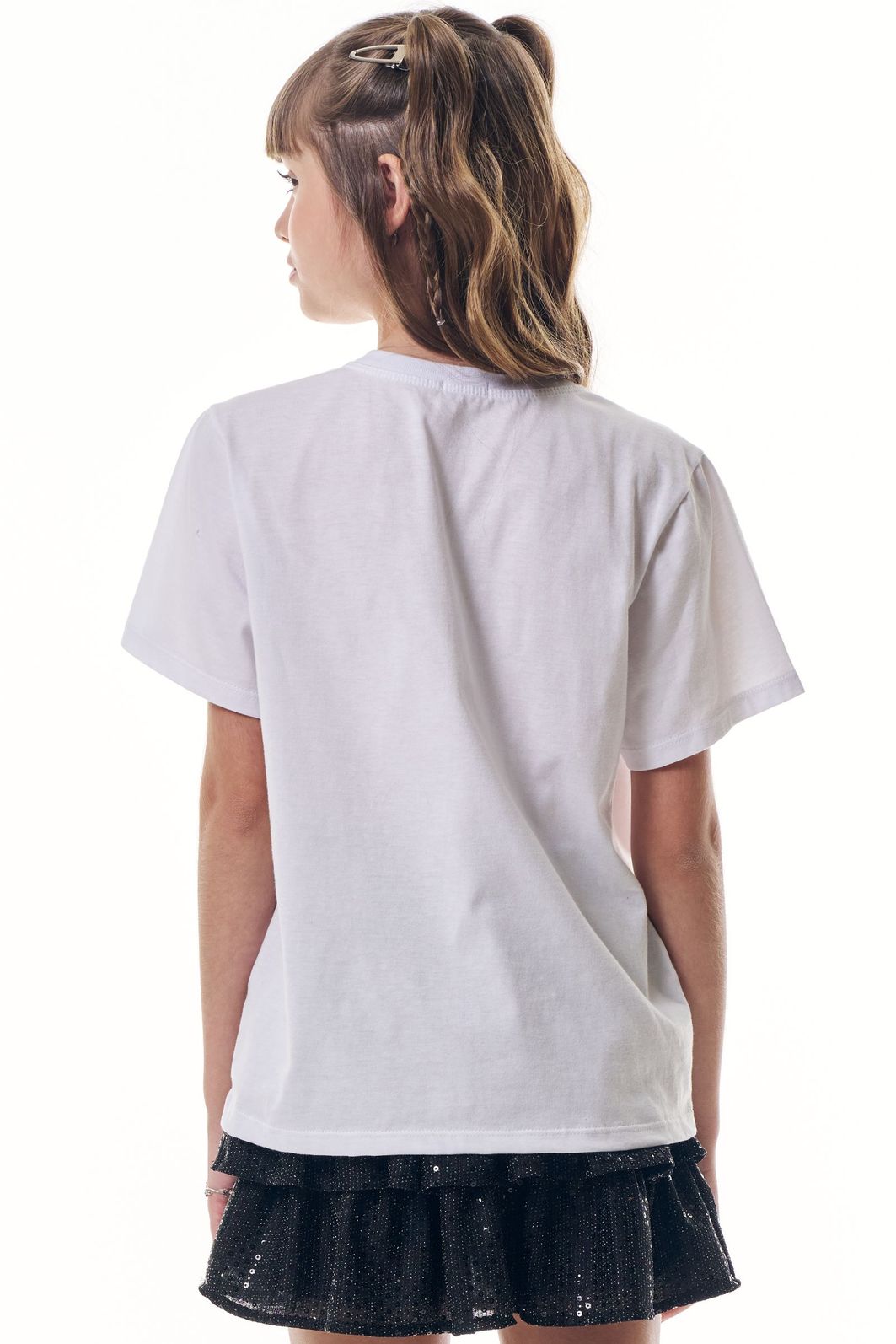 Blusa comfy em meia malha 95196 Vic Teen Menina Blusa comfy em meia malha 95196 Vic Teen Menina