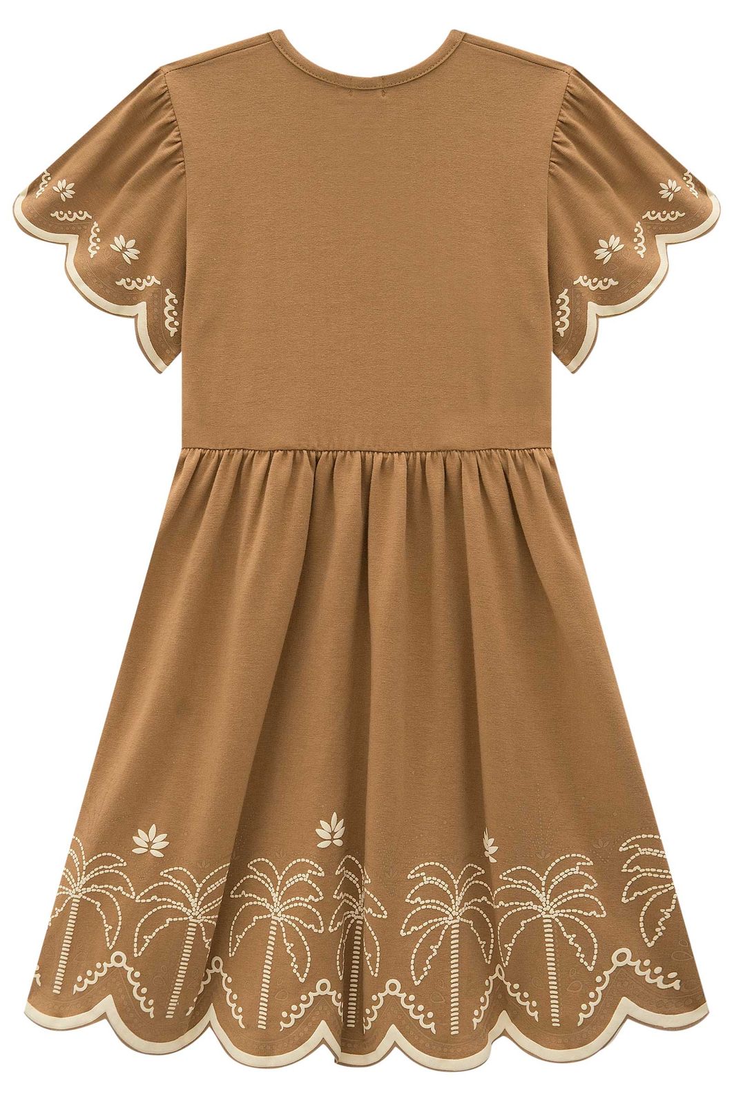 Vestido em cotton 21816 Kukiê Infantil Menina Vestido em cotton 21816 Kukiê Infantil Menina