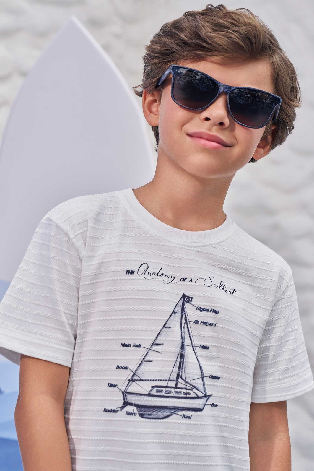 Camiseta em malha textura 99271 LucBoo Infantil Menino Camiseta em malha textura 99271 LucBoo Infantil Menino