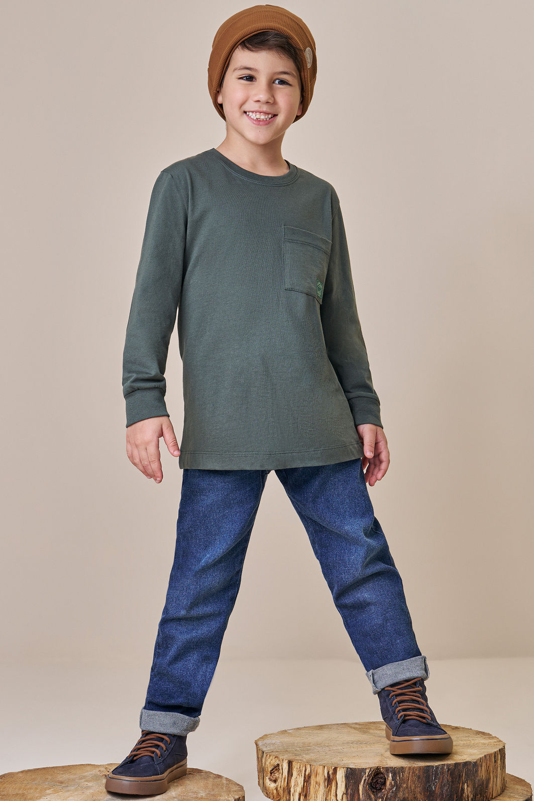 Calça skinny em jeans guga com elastano 89972 LucBoo Infantil Menino Calça skinny em jeans guga com elastano 89972 LucBoo Infantil Menino