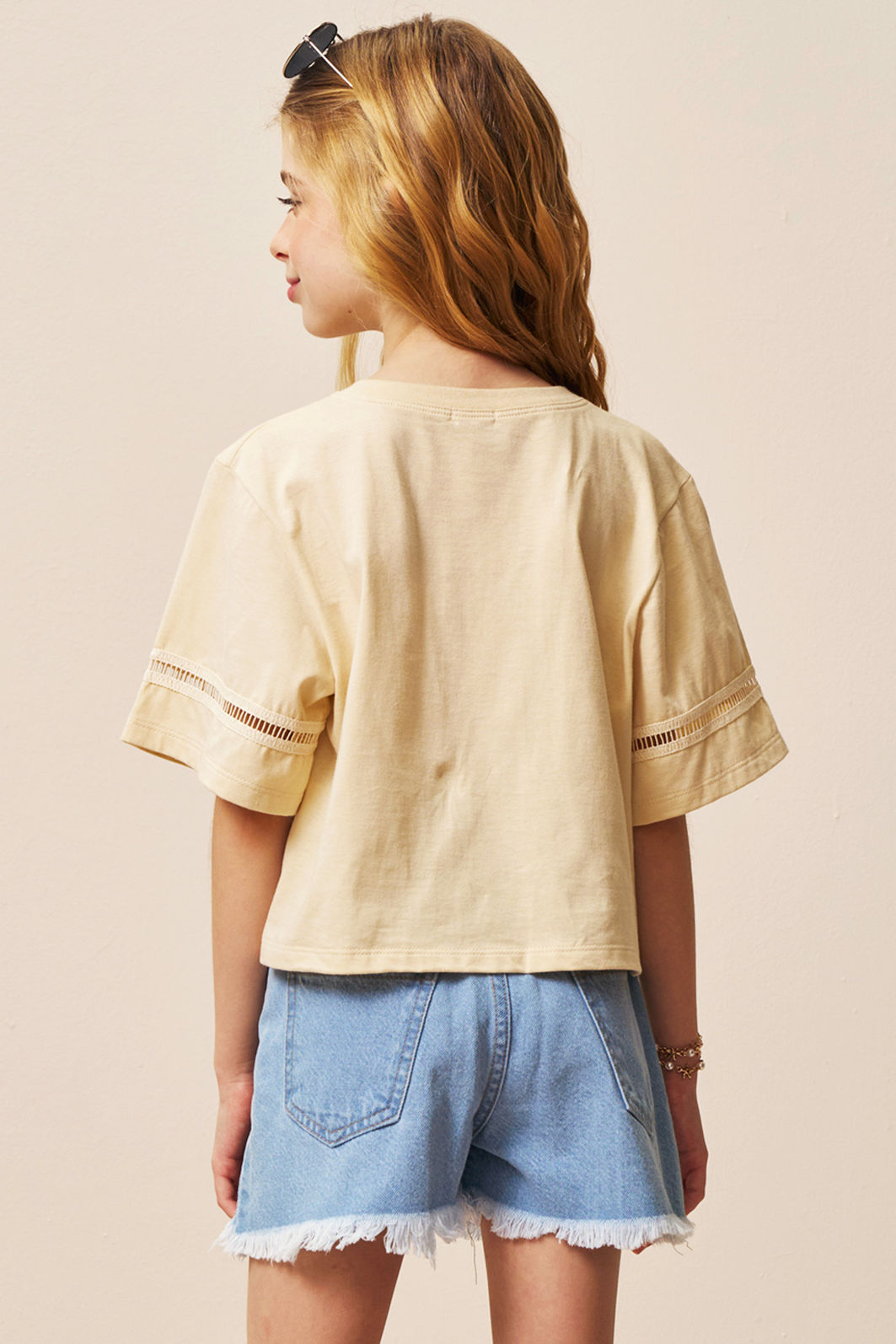 Blusa em meia malha 94378 Vic Teen Menina Blusa em meia malha 94378 Vic Teen Menina