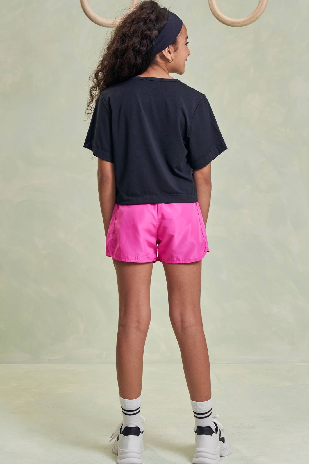 Shorts em nylon 96473 Lilimoon Teen Menina Shorts em nylon 96473 Lilimoon Teen Menina