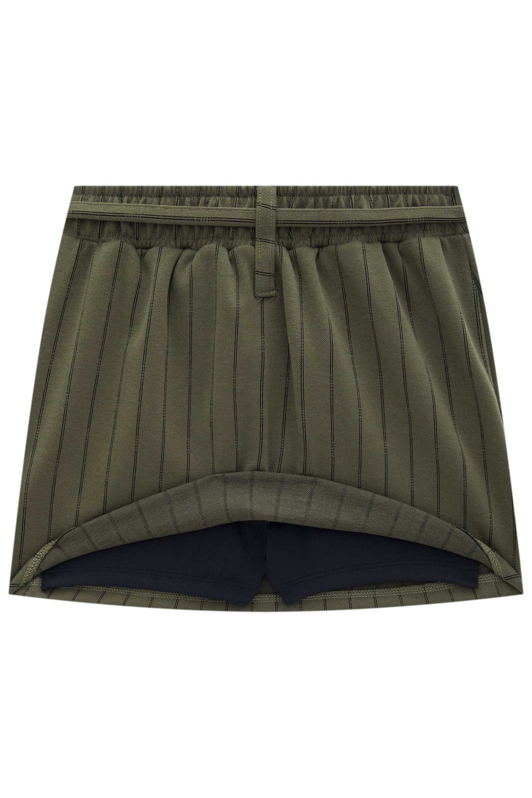 Saia em malha tailor fio tinto com shorts embutido 95984 Vic Teen Menina Saia em malha tailor fio tinto com shorts embutido 95984 Vic Teen Menina