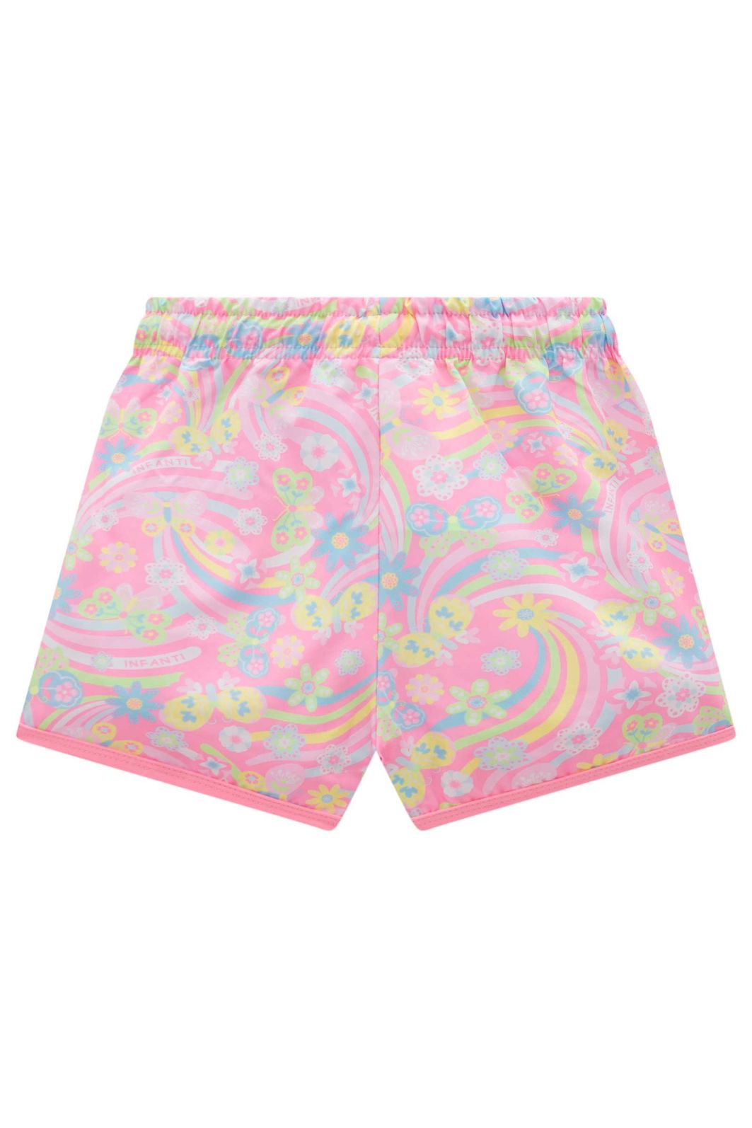 Shorts saída de praia em nylon ergonomic com elastano 95913 Infanti Infantil Menina